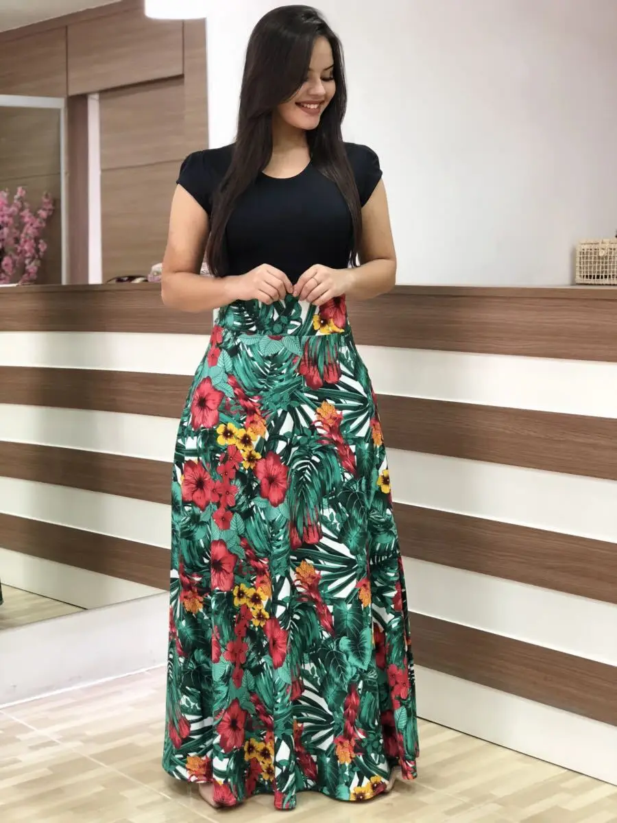 Flower Printing Color Matching Long Sleeve Dress Long Women's Dress Maxi Dresses for Women Vintage Dress Vestido Feminino
Flower Printing Color Matching Long Sleeve Dress Long Women's Dress Maxi Dresses for Women Vintage Dress Vestido Feminino
