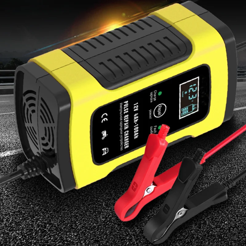 110V to 220V To 12V 5A Full Automatic Car Battery Charger Intelligent Fast Power Charging Wet Dry Lead Acid Digital LCD Display
110V to 220V To 12V 5A Full Automatic Car Battery Charger Intelligent Fast Power Charging Wet Dry Lead Acid Digital LCD Display