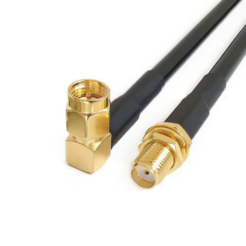 RG58 Cable SMA Female Jack to SMA Male right angle connector Coaxial Pigtail WIFI Low Loss cable 0.1m-10m
RG58 Cable SMA Female Jack to SMA Male right angle connector Coaxial Pigtail WIFI Low Loss cable 0.1m-10m