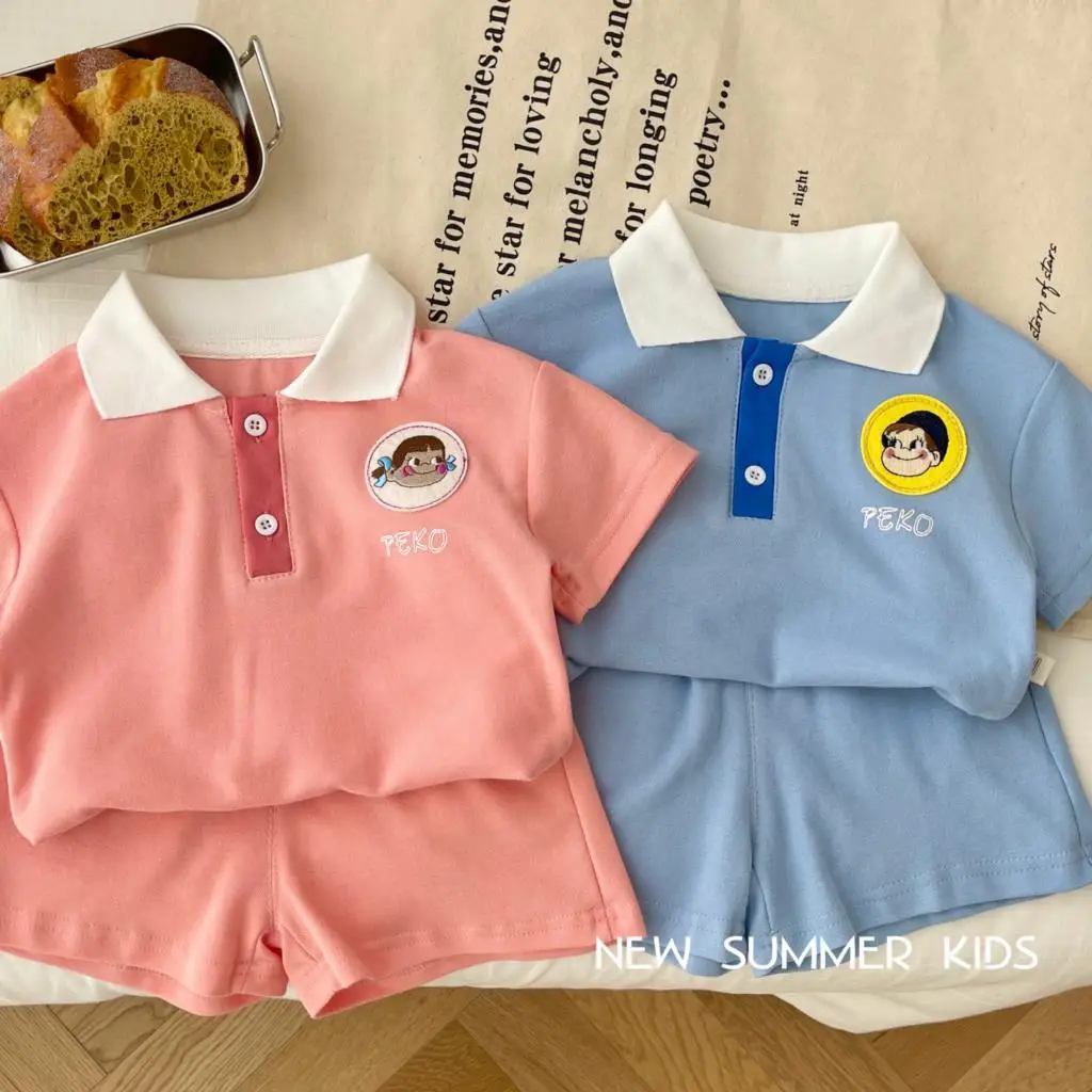 2023 Summer Infant Sibling Look Clothes Set Cotton Solid Loose Shorts Suit Embroidery Cartoon Stretch Polo Shirts Baby Outift
2023 Summer Infant Sibling Look Clothes Set Cotton Solid Loose Shorts Suit Embroidery Cartoon Stretch Polo Shirts Baby Outift