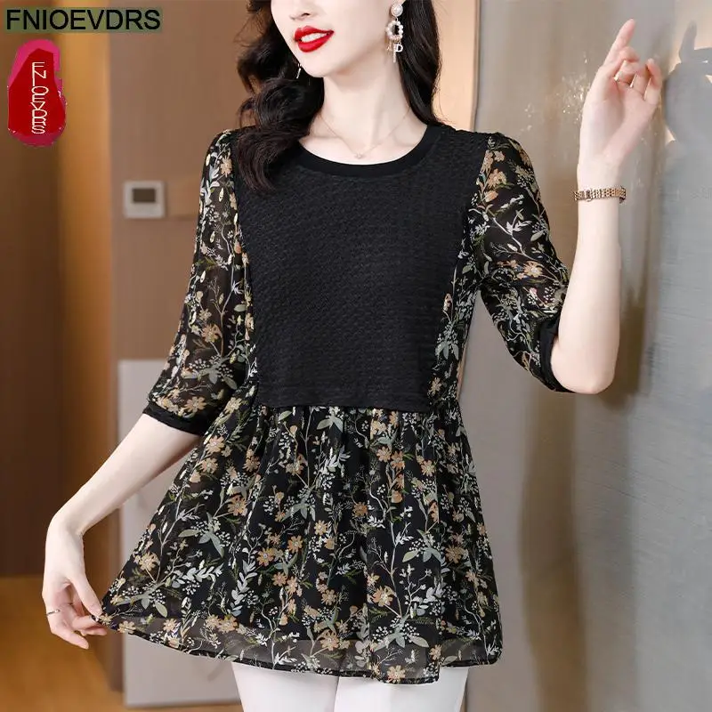 M-5XL 2023 Women European Style Elegant Office Lady Work Basic Shirt Patchwork Floral Print Belly Black Tunic Peplum Top Blouses
M-5XL 2023 Women European Style Elegant Office Lady Work Basic Shirt Patchwork Floral Print Belly Black Tunic Peplum Top Blouses