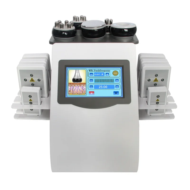 Professional 6 In 1 Cavitation RF Slimming Machine Vacuum Cavitation System Therapy Machine Weight Loss Beauty Massage Equipment
Professional 6 In 1 Cavitation RF Slimming Machine Vacuum Cavitation System Therapy Machine Weight Loss Beauty Massage Equipment