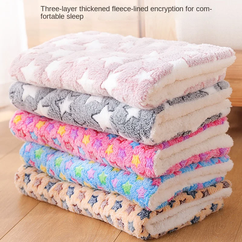 Soft Flannel Thickened Pet Soft Fleece Pad Pet Blanket Bed Mat For Puppy Dog Cat Sofa Cushion Home Rug Keep Warm Sleeping Cover
Soft Flannel Thickened Pet Soft Fleece Pad Pet Blanket Bed Mat For Puppy Dog Cat Sofa Cushion Home Rug Keep Warm Sleeping Cover