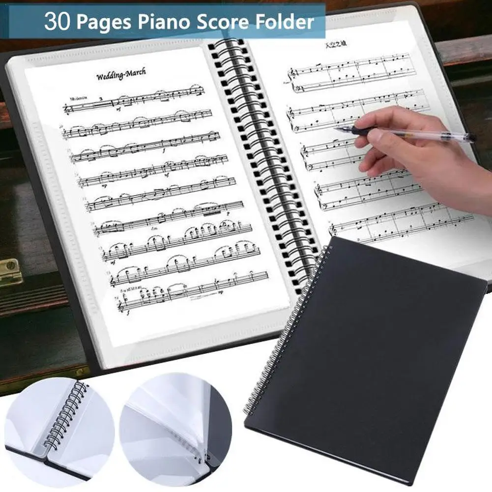 30 Pages Music Supplies Waterproof File Music Score Organizer Folder Multifunctional A4 Sheet Holder Size Paper Document B2V7
30 Pages Music Supplies Waterproof File Music Score Organizer Folder Multifunctional A4 Sheet Holder Size Paper Document B2V7