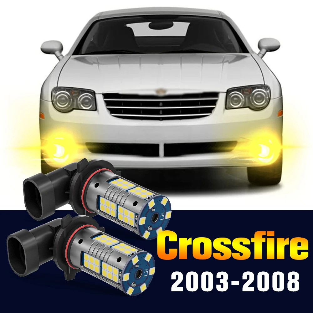 2pcs LED Fog Light Bulb Lamp For Chrysler Crossfire 2003-2008 2004 2005 2006 2007 Accessories
2pcs LED Fog Light Bulb Lamp For Chrysler Crossfire 2003-2008 2004 2005 2006 2007 Accessories