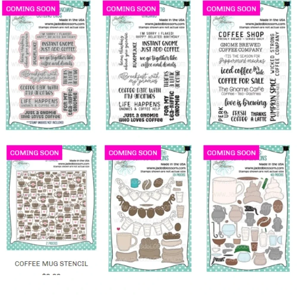 

Кофейные металлические Вырубные штампы для фотографий, тиснение, форма «сделай сам», бумажные карты, ремесло, резка 2023 Новинка