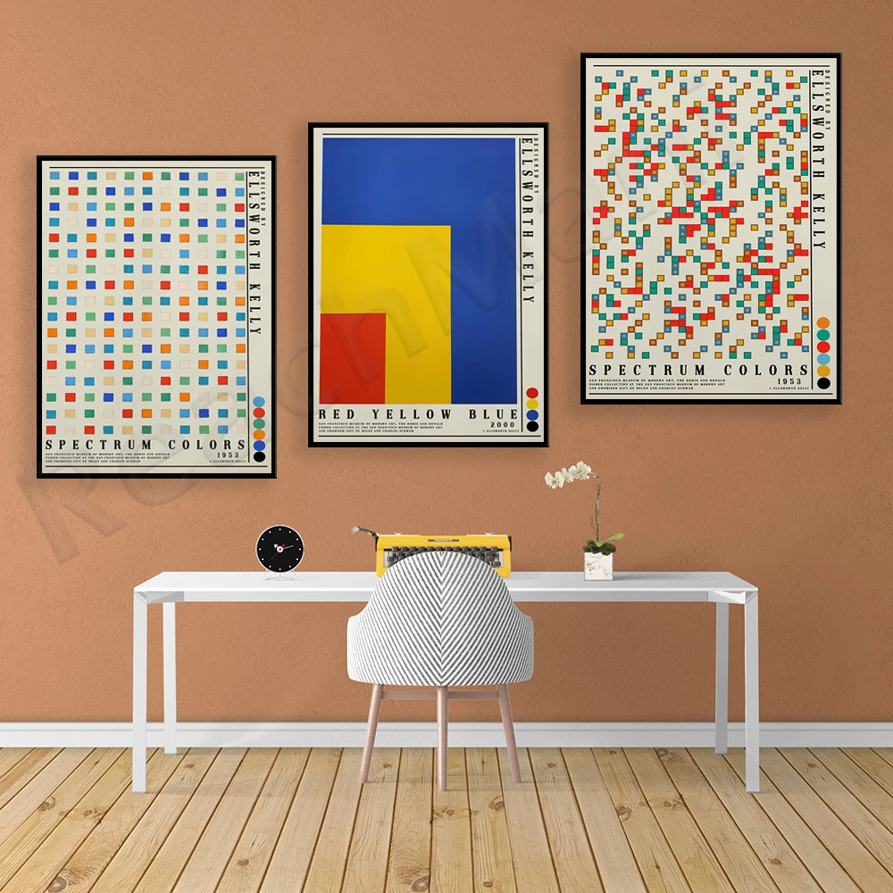 Ellsworth Kelly Poster, Red Yellow Blue 2000, Spectrum Colors 1953 Exhibition Print, Vintage Art Abstract Poster Wall Decor
Ellsworth Kelly Poster, Red Yellow Blue 2000, Spectrum Colors 1953 Exhibition Print, Vintage Art Abstract Poster Wall Decor
