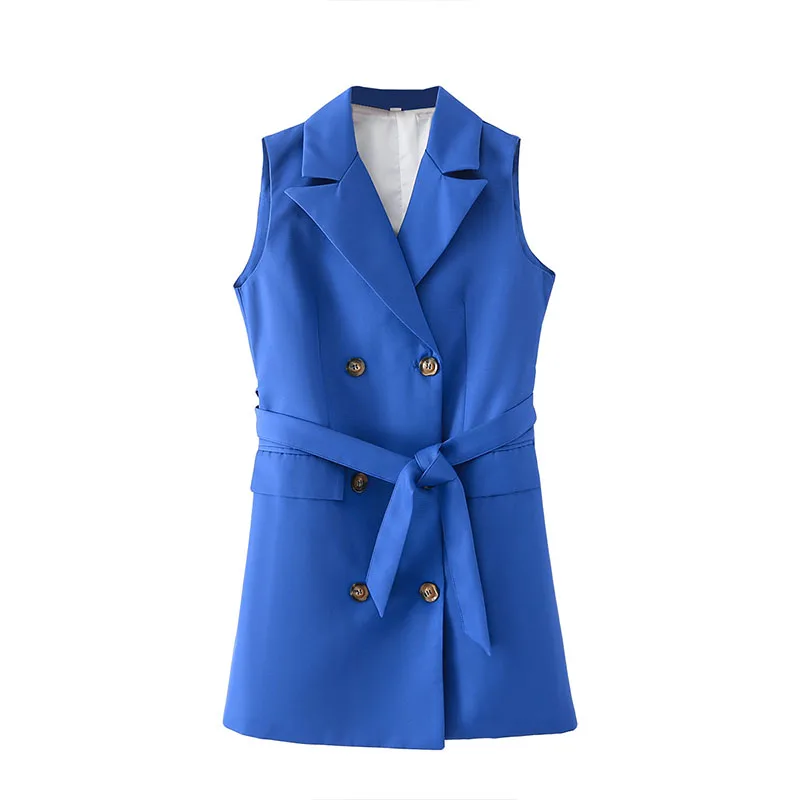 Zatrhmbmженский 2022 Летний Новый модный синий жилет с поясом ретро без рукавов длинный женский жилет шикарный топ
Zatrhmbmженский 2022 Летний Новый модный синий жилет с поясом ретро без рукавов длинный женский жилет шикарный топ