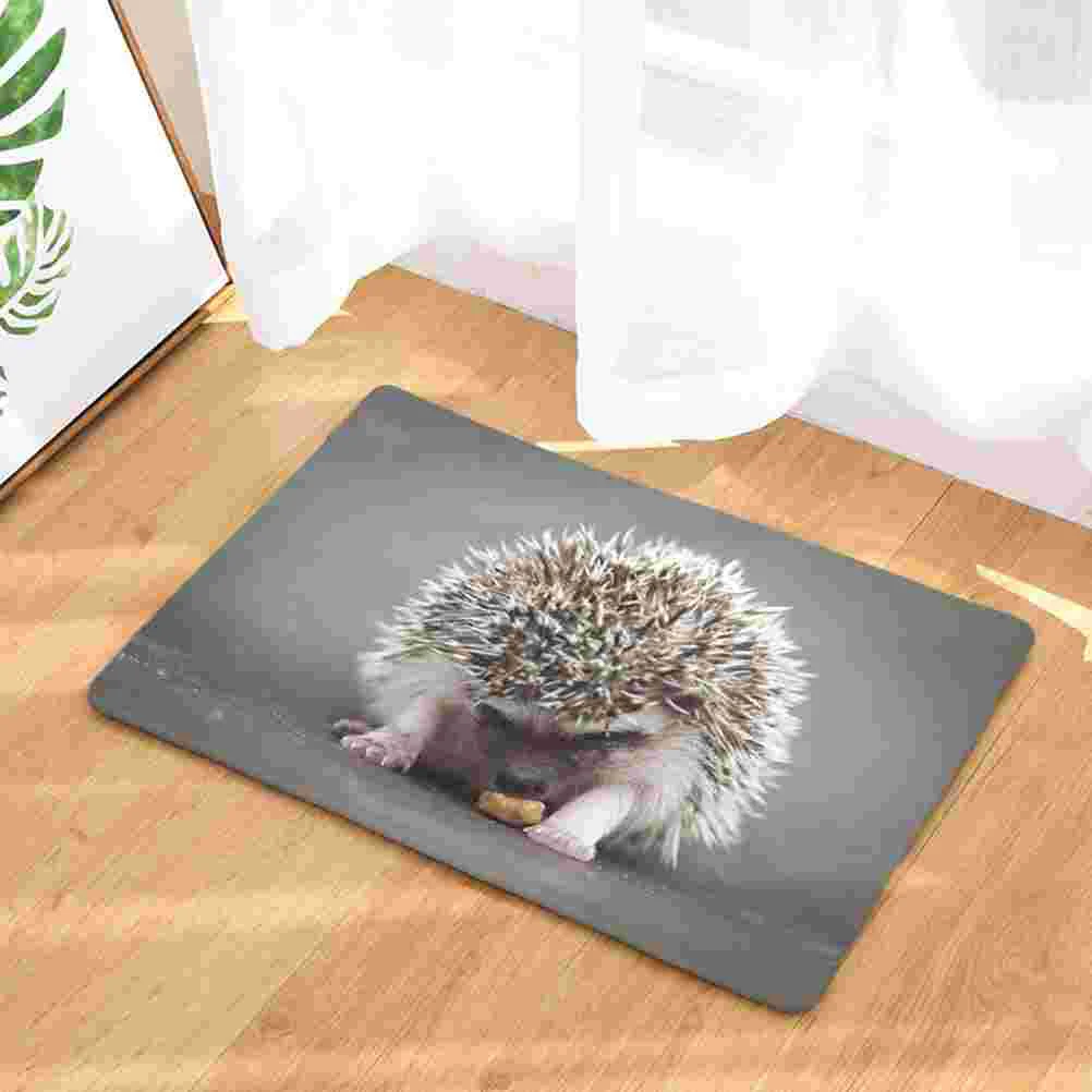 Hedgehog Printed Floor Mat Bathroom Floor Mat Carpet Kitchen Carpet Decor Skid Resistance Carpet (Style 1 Size 40x60cm)
Hedgehog Printed Floor Mat Bathroom Floor Mat Carpet Kitchen Carpet Decor Skid Resistance Carpet (Style 1 Size 40x60cm)