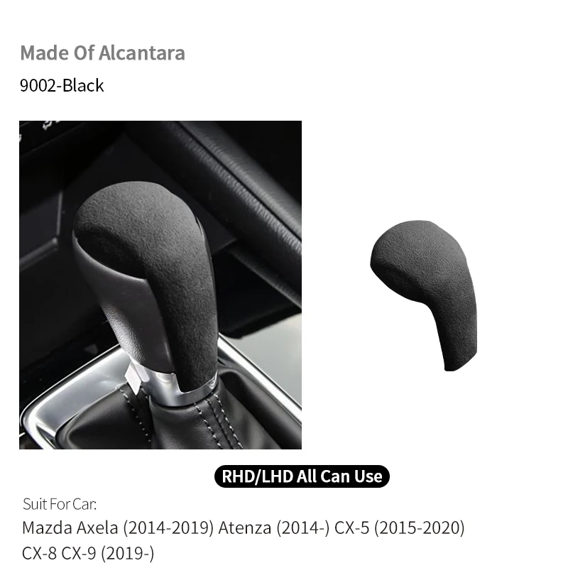Для Mazda Axela Atenza CX-5 CX-8 CX-9 Автомобильная ручка переключения передач, сменный рычаг багажника, чехол из алькантары, аксессуары для тюнинга интерьера
Для Mazda Axela Atenza CX-5 CX-8 CX-9 Автомобильная ручка переключения передач, сменный рычаг багажника, чехол из алькантары, аксессуары для тюнинга интерьера