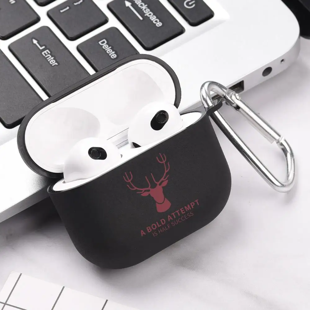 Чехол для Apple Airpods Pro 3, простой чехол с милым оленем, животным, чехол для наушников Airpods 3, 2, 1 поколения, черный чехол с крючком
Чехол для Apple Airpods Pro 3, простой чехол с милым оленем, животным, чехол для наушников Airpods 3, 2, 1 поколения, черный чехол с крючком