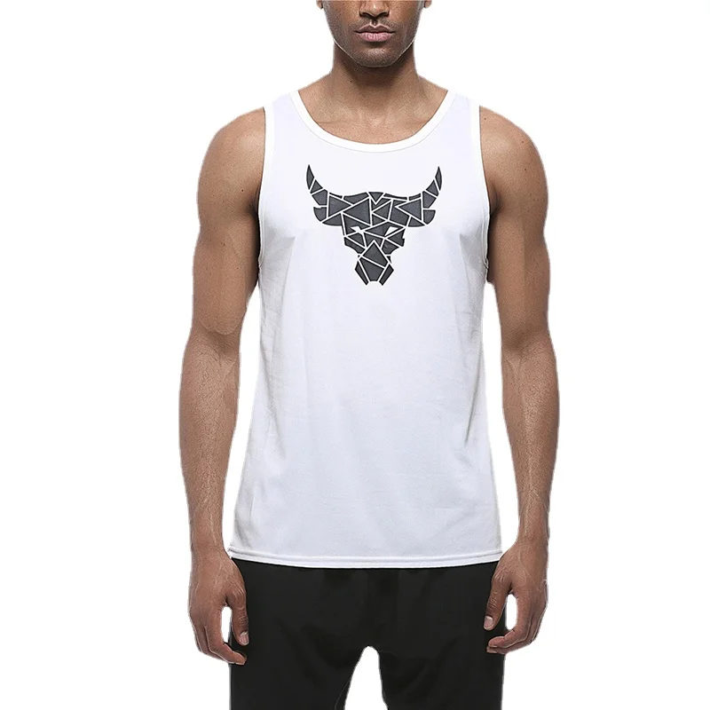 Men's Bull head Print Tank Top gym shirt clothing Breathable Basketball Training Sportswear Outdoor quick-drying Fitness vest
Men's Bull head Print Tank Top gym shirt clothing Breathable Basketball Training Sportswear Outdoor quick-drying Fitness vest