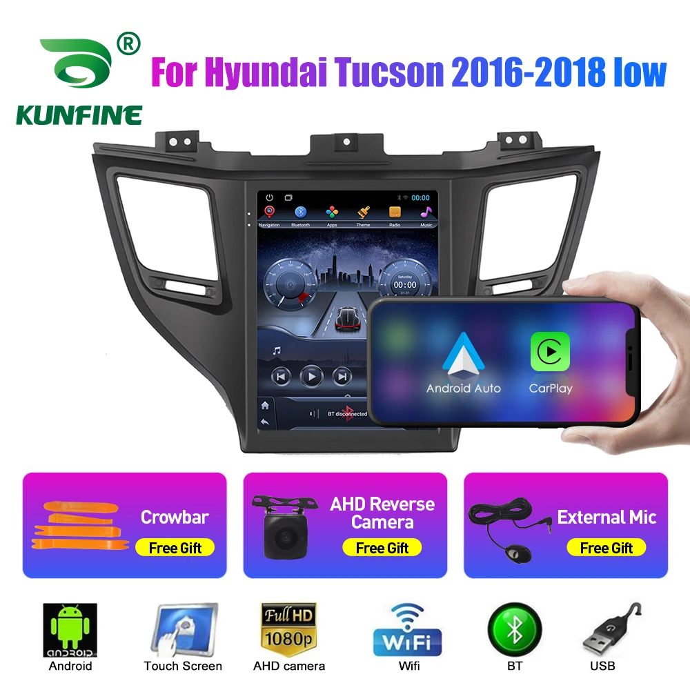 

Автомагнитола Tesla Style 2 Din, 9,7 дюйма, Android, для Hyundai Tucson 16-18, низкая стереосистема, автомобильный мультимедийный видеоплеер, DVD, GPS-навигация