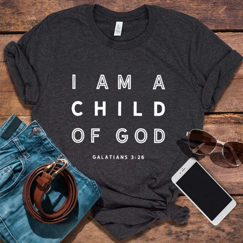 I Am A Child of God Shirt Christian Woman Tshirts Aesthetic Clothes Harajuku Summer Tops Clothes Women P Fashion L
I Am A Child of God Shirt Christian Woman Tshirts Aesthetic Clothes Harajuku Summer Tops Clothes Women P Fashion L