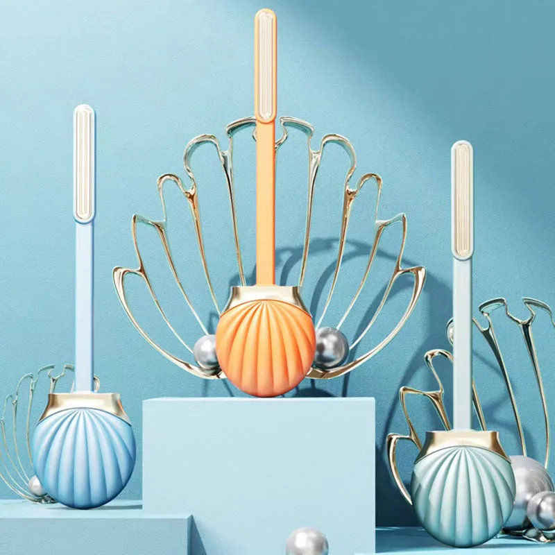 Silicone Toilet Brush With Base Household Shell Shape Washing Toilet Brush Wall Hanging Long Handle Bathroom Tool
Silicone Toilet Brush With Base Household Shell Shape Washing Toilet Brush Wall Hanging Long Handle Bathroom Tool