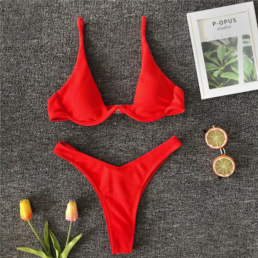 Push Up Thong Bikinis Sexy Padded Swimsuit Women 2022 Beachwear Bandage Solid Bathing Suit Halter Swimwear 2 Piece Bikini Sets
Push Up Thong Bikinis Sexy Padded Swimsuit Women 2022 Beachwear Bandage Solid Bathing Suit Halter Swimwear 2 Piece Bikini Sets