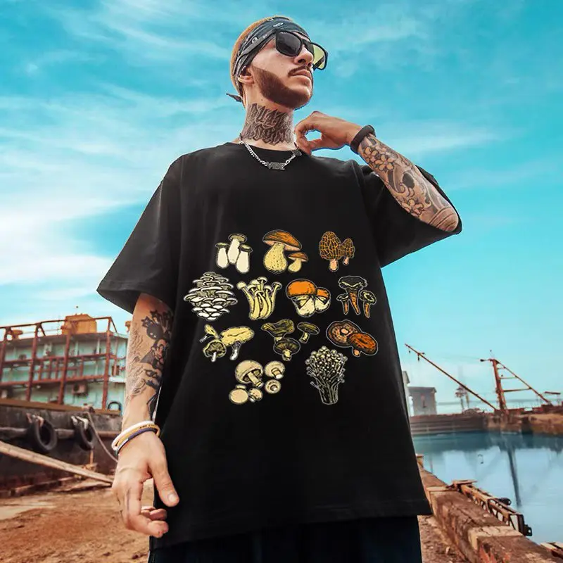 2022 Mushroom Printing Top Women Lovely T-shirts Cute Man Trend Fashion Cute Unisex Clothes Tops Lady Mushroom Printing Tops
2022 Mushroom Printing Top Women Lovely T-shirts Cute Man Trend Fashion Cute Unisex Clothes Tops Lady Mushroom Printing Tops