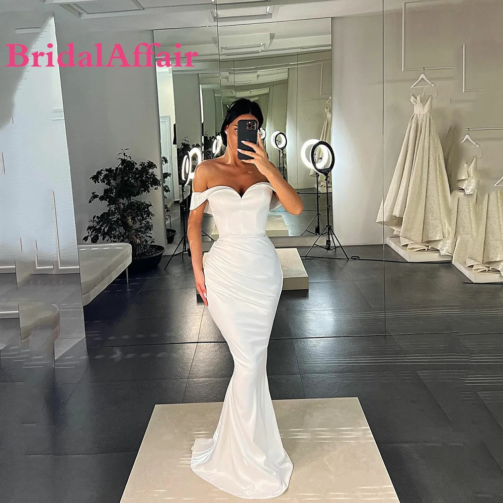 BridalAffair Elegant Ivory Satin Mermaid Prom Dresses 2023 Sweetheart Off The Shoulder Party Evening Gowns Robe De Soiree
BridalAffair Elegant Ivory Satin Mermaid Prom Dresses 2023 Sweetheart Off The Shoulder Party Evening Gowns Robe De Soiree