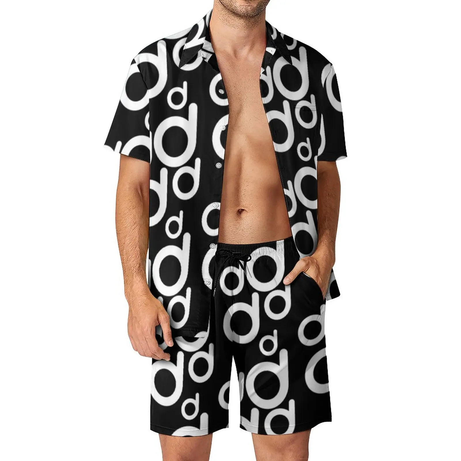 White Abstract Letters Beachwear Men Sets Word D Print Casual Shirt Set Summer Shorts Two-piece Hawaii Suit Large Size
White Abstract Letters Beachwear Men Sets Word D Print Casual Shirt Set Summer Shorts Two-piece Hawaii Suit Large Size
