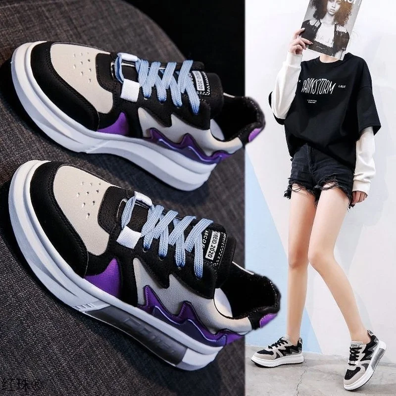 Spring and Summer Women's Vulcanized Shoes New White Trend Platform Shoes Zapato Tenis De Seguridad Mujer Sneakers Women
Spring and Summer Women's Vulcanized Shoes New White Trend Platform Shoes Zapato Tenis De Seguridad Mujer Sneakers Women