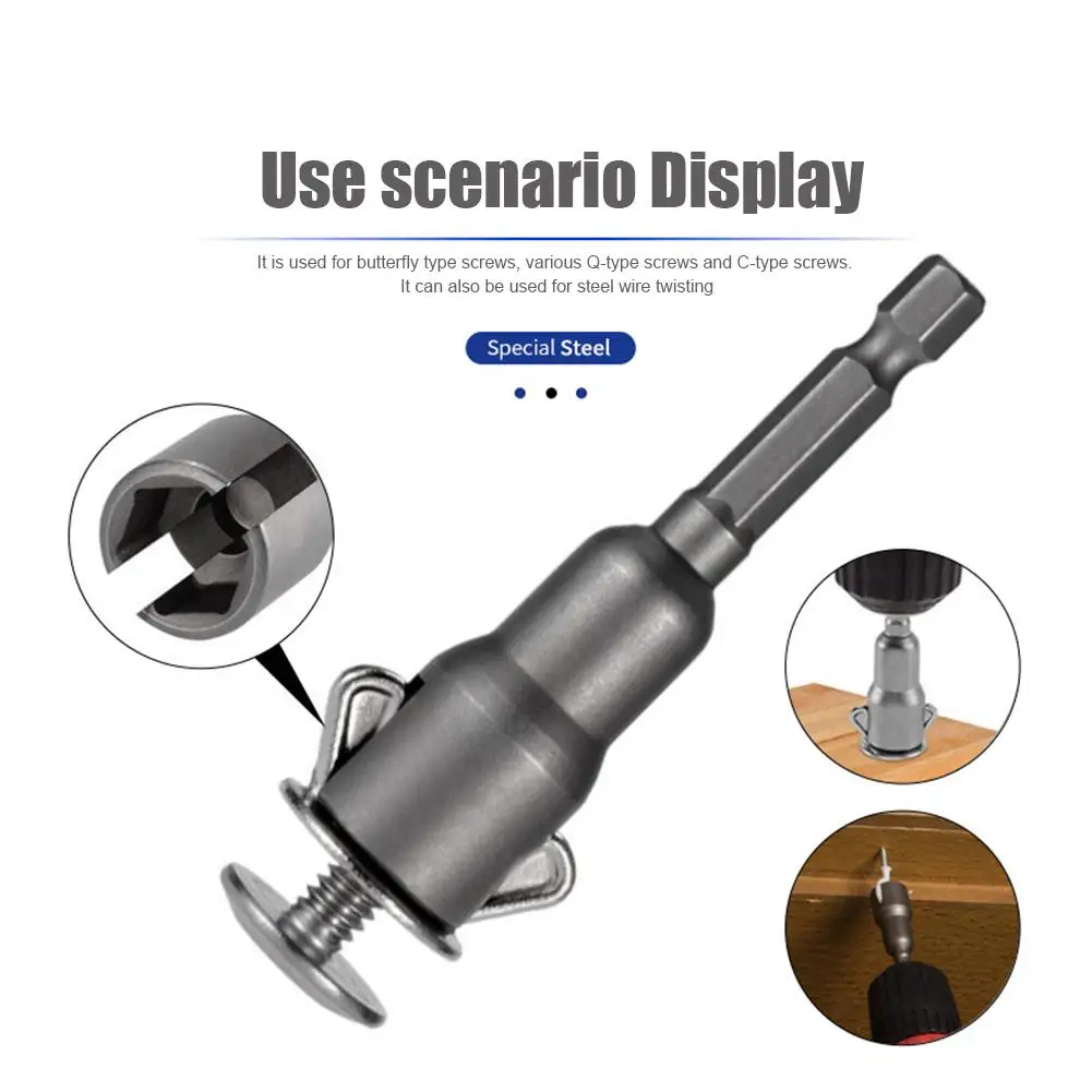 3 Pcs Alloy Steel Wing Nut Driver + 2 PH2 Screw Positioning Bit Set Strong Torque Compatible For Hand Drill Electric Drill
3 Pcs Alloy Steel Wing Nut Driver + 2 PH2 Screw Positioning Bit Set Strong Torque Compatible For Hand Drill Electric Drill