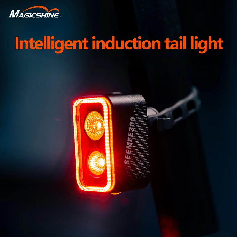 Magicshine SEEMEE300 Smart Tail Light IPX6 Waterproof Multi-Directional WarnSafe Taillight Usb Rechargeable 360° Surround Light
Magicshine SEEMEE300 Smart Tail Light IPX6 Waterproof Multi-Directional WarnSafe Taillight Usb Rechargeable 360° Surround Light