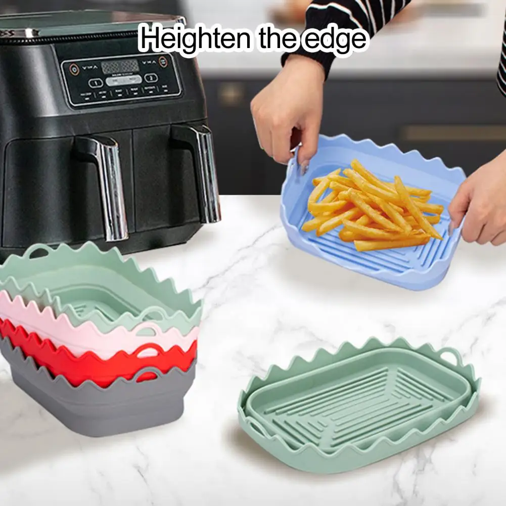 Baking Tray Foldable Easy to Clean Anti-scalding Silicone Fryer Pot Liner Oven Roasting Pan Kitchen Gadget Daily Use
Baking Tray Foldable Easy to Clean Anti-scalding Silicone Fryer Pot Liner Oven Roasting Pan Kitchen Gadget Daily Use