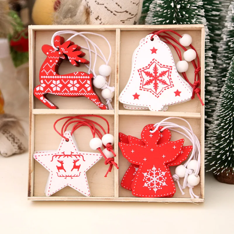 Wooden Christmas Pendant Christmas Tree Pendant Christmas Gift Wooden Box Exquisite Pendant Painted Pendant
Wooden Christmas Pendant Christmas Tree Pendant Christmas Gift Wooden Box Exquisite Pendant Painted Pendant