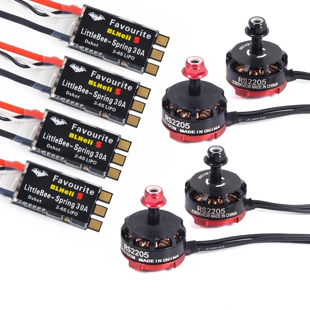

RC RS2205 2205 2300KV CW CCW Brushless Motor for 2-6s 20A/30A/40A ESC FPV RC QAV250 X210 Racing Drone Multicopter