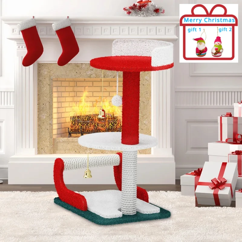 Рождественская елка для кошек, теплая рамка для кошек и альпинизма, милый домик для катания на лыжах, кошка, сизаль, конопляная розетка, товары для домашних животных
Рождественская елка для кошек, теплая рамка для кошек и альпинизма, милый домик для катания на лыжах, кошка, сизаль, конопляная розетка, товары для домашних животных