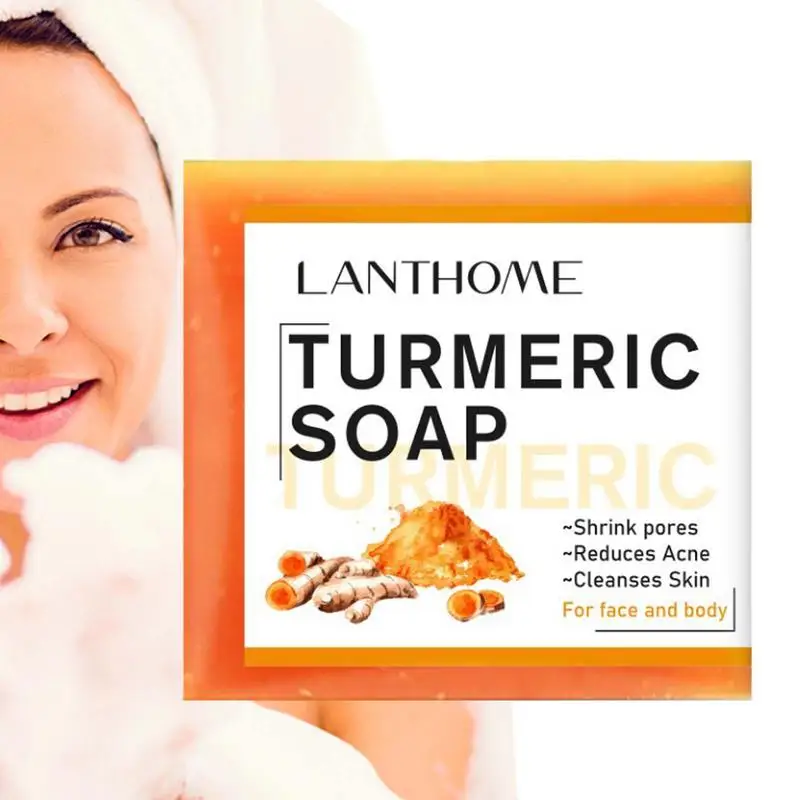 Turmeric Soap Face Cleansing Anti Acne Soap Bar Skin Brightening Dark Spot Lightening Body Cleanser Natural Handmade Body Soap
Turmeric Soap Face Cleansing Anti Acne Soap Bar Skin Brightening Dark Spot Lightening Body Cleanser Natural Handmade Body Soap