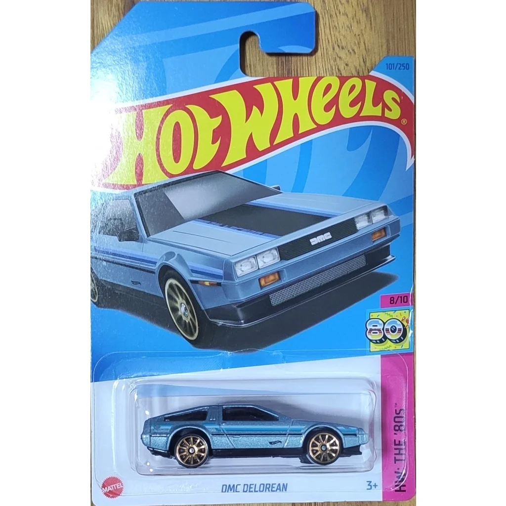 

100% Original Hot Wheels Back To the Future DMC Delorean Mini Cars 1:64 HotWheels Car diecasts & toy vehicles Gifts 1/64 Toy