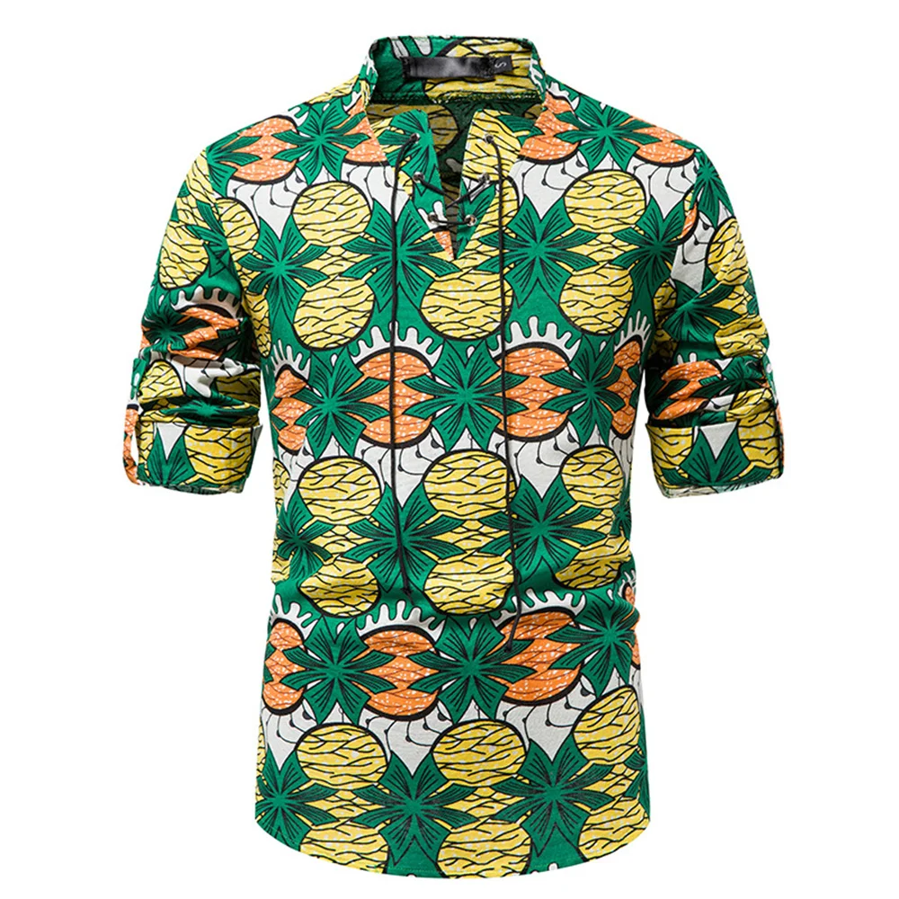 Men's Long Sleeve Cotton Linen Shirt Autumn New Fashion Blouse Printed National Style Beach Top S-2XL
Men's Long Sleeve Cotton Linen Shirt Autumn New Fashion Blouse Printed National Style Beach Top S-2XL