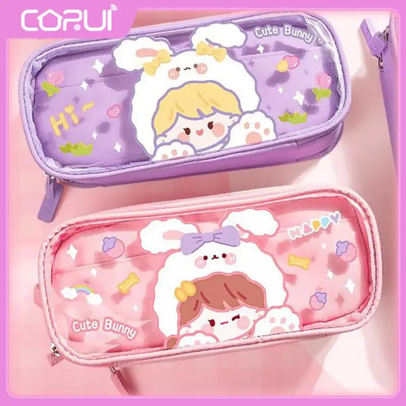 Pencil Case High Quality Tpu Material Transparent Stationery Storage Bag Smooth Custom Zipper Stationery Wallet Stationery Bag
Pencil Case High Quality Tpu Material Transparent Stationery Storage Bag Smooth Custom Zipper Stationery Wallet Stationery Bag