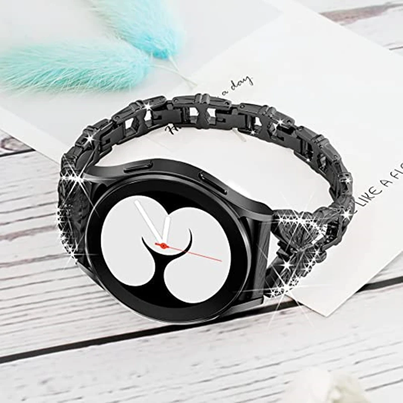 20mm Bling Bracelet for Samsung Galaxy Watch 4 Classic 40mm 44mm 46mm 42mm Butterfly Stainless Steel Strap Galaxy Watch 5 Pro
20mm Bling Bracelet for Samsung Galaxy Watch 4 Classic 40mm 44mm 46mm 42mm Butterfly Stainless Steel Strap Galaxy Watch 5 Pro