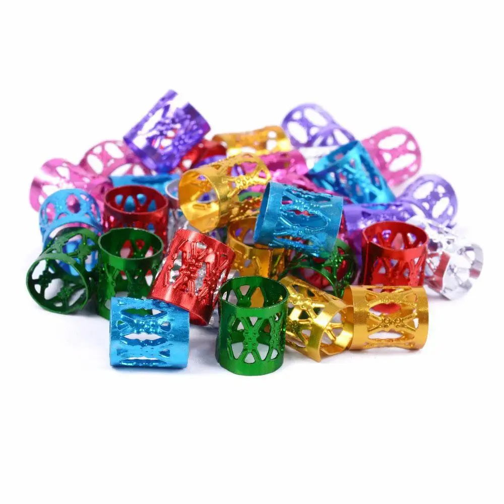 100pcs Mix Silver Golden Plated Hair Ring Braid Dread Dreadlock Hole Micro Beads Adjustable Cuff Clip Metal Hair Braid Cuff
100pcs Mix Silver Golden Plated Hair Ring Braid Dread Dreadlock Hole Micro Beads Adjustable Cuff Clip Metal Hair Braid Cuff