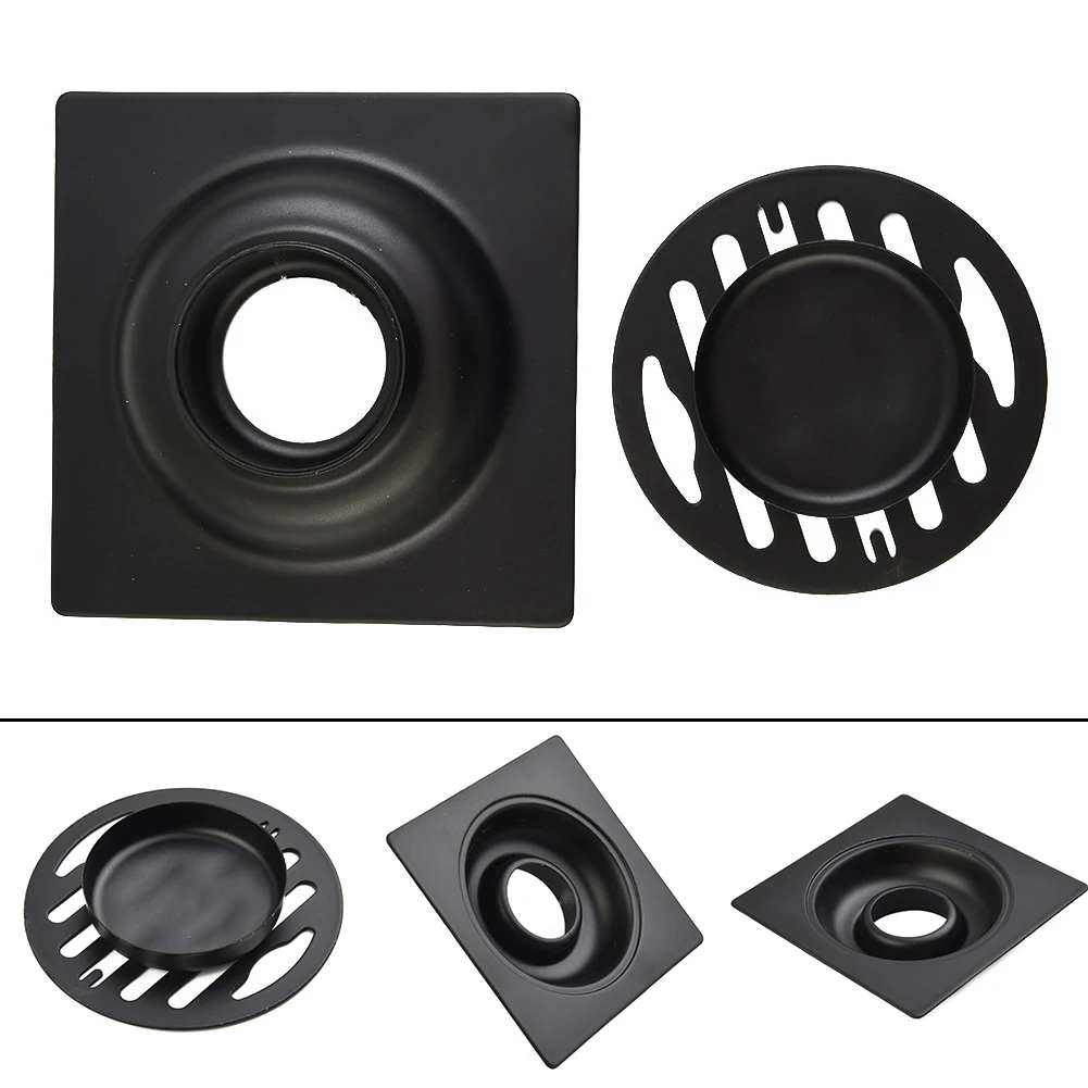 Bathroom Floor Shower Drain Waste Black Paint Floor Drain Anti-odor Bathtub Shower Drainer Stainless Steel Square Drainage
Bathroom Floor Shower Drain Waste Black Paint Floor Drain Anti-odor Bathtub Shower Drainer Stainless Steel Square Drainage