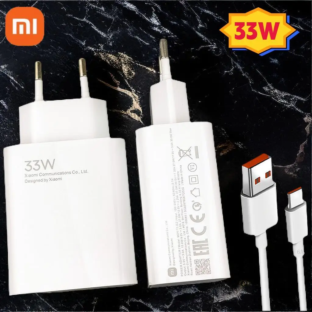 Xiaomi Pad 5 Fast Charger 33W Max Original Fast Turbo EU Power Charging Adapter For XiaoMi Note 10 11 12 Mi 9 10 11 Poco X3 X4
Xiaomi Pad 5 Fast Charger 33W Max Original Fast Turbo EU Power Charging Adapter For XiaoMi Note 10 11 12 Mi 9 10 11 Poco X3 X4