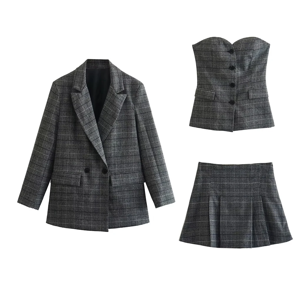 PB&ZA Women's Jacket Double Button Blazer Suit Vintage Officewear Long Sleeve Casual Loose Coat Chic Female Outerwear 2076762
PB&ZA Women's Jacket Double Button Blazer Suit Vintage Officewear Long Sleeve Casual Loose Coat Chic Female Outerwear 2076762
