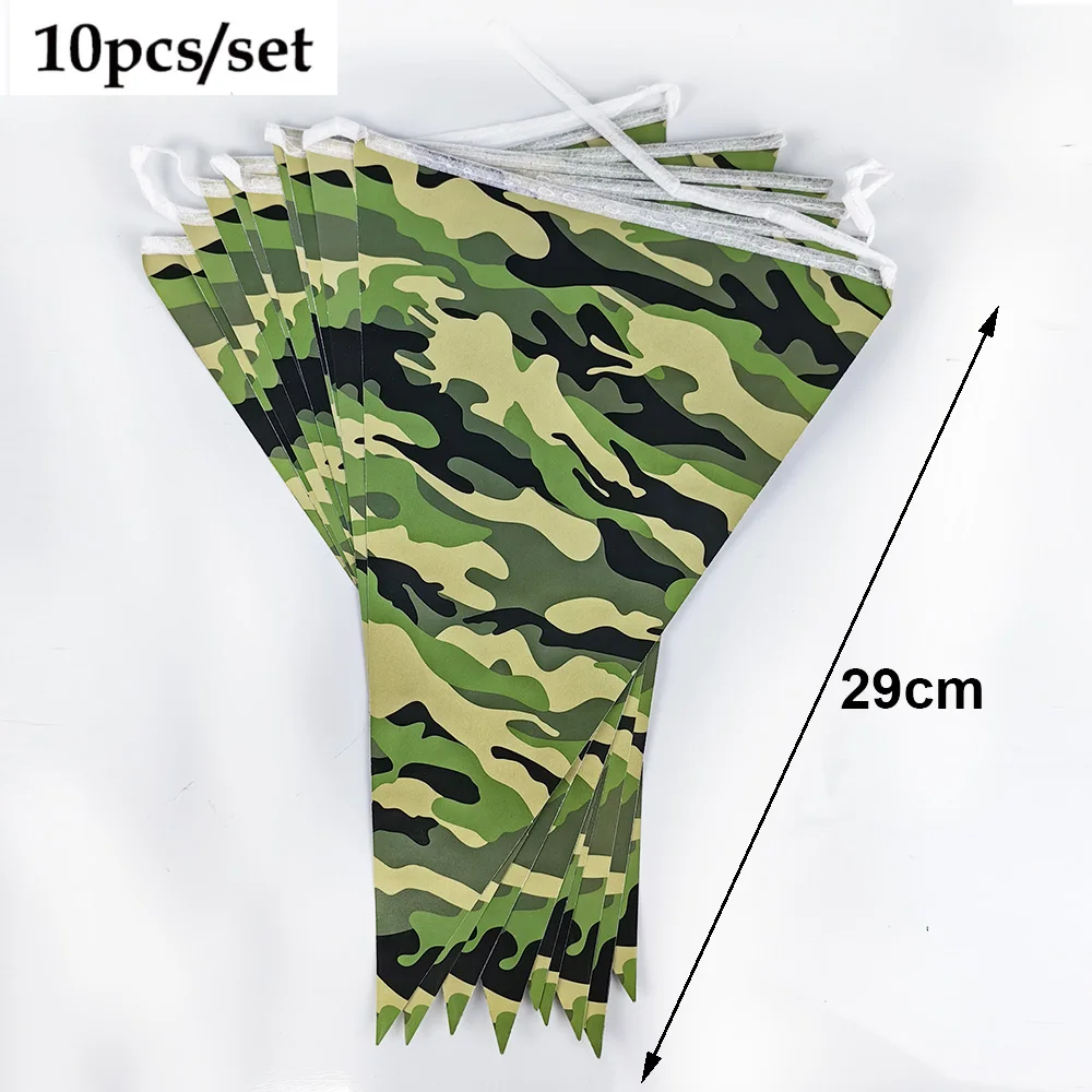 Одноразовые наборы посуды PartiesTour, камуфляж 
Одноразовые наборы посуды PartiesTour, камуфляж