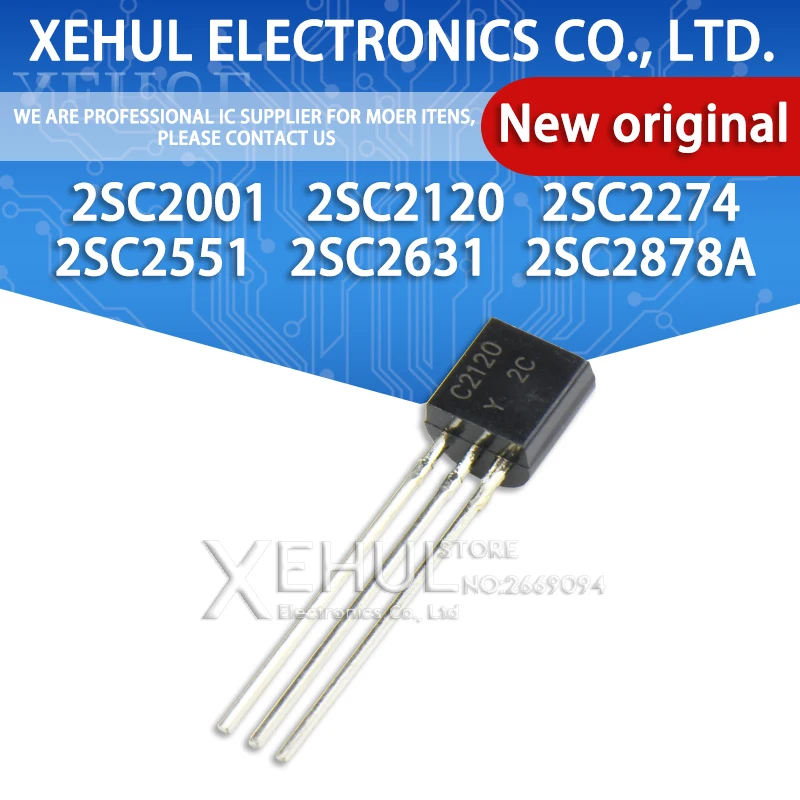 20/50/100PCS/lot C2001 2SC2001 2SC2120 C2120 2SC2274 C2274 2SC2878 C2878 2SC2551 C2551 2SC2631 2SA1123 Transistor Silicon TO-92
20/50/100PCS/lot C2001 2SC2001 2SC2120 C2120 2SC2274 C2274 2SC2878 C2878 2SC2551 C2551 2SC2631 2SA1123 Transistor Silicon TO-92