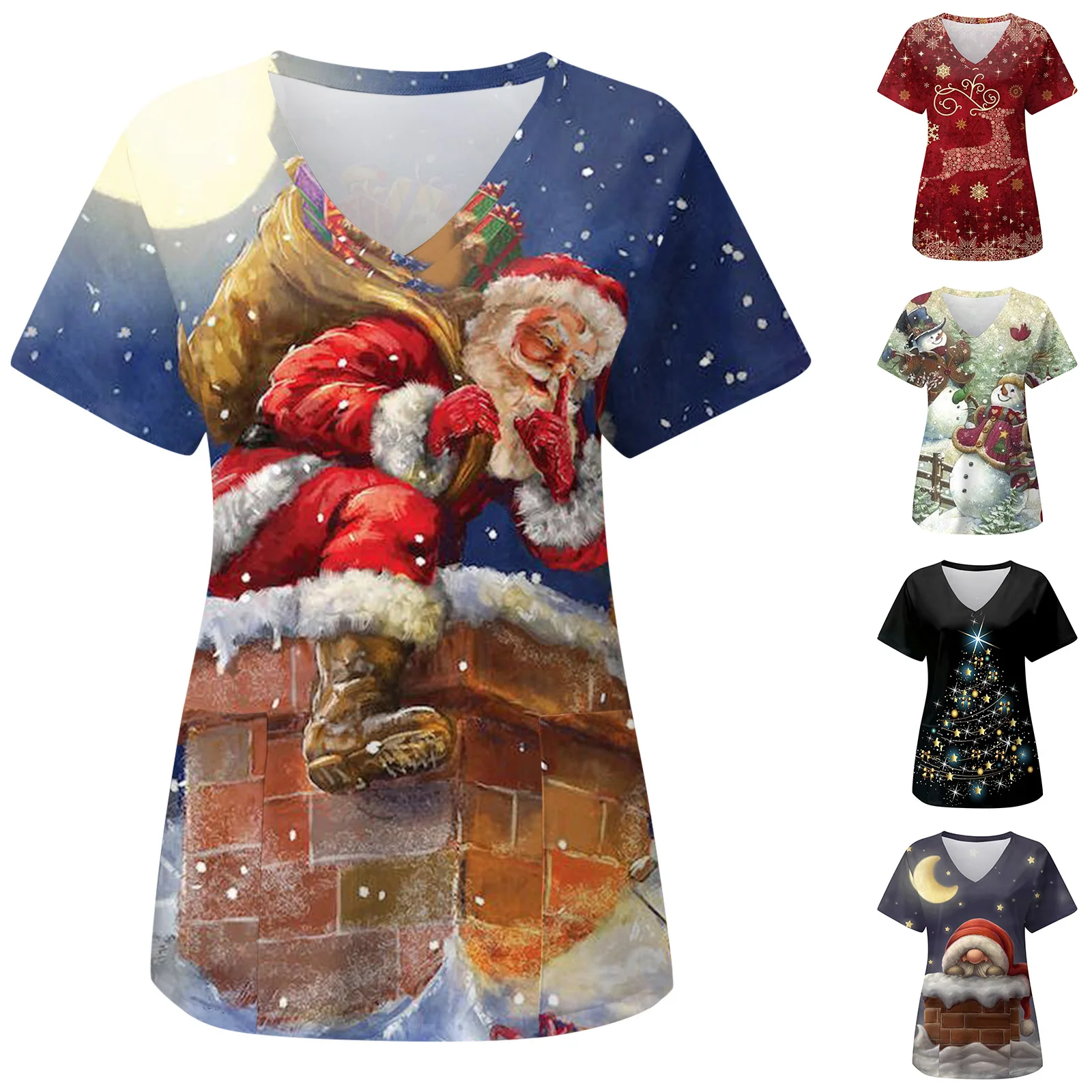 Scrubs Medical Uniform 2023 Womens Christmas Print Short Sleeve Pocket V Neck Overalls T Doctor Beauty Health Clinicos Cloth
Scrubs Medical Uniform 2023 Womens Christmas Print Short Sleeve Pocket V Neck Overalls T Doctor Beauty Health Clinicos Cloth
