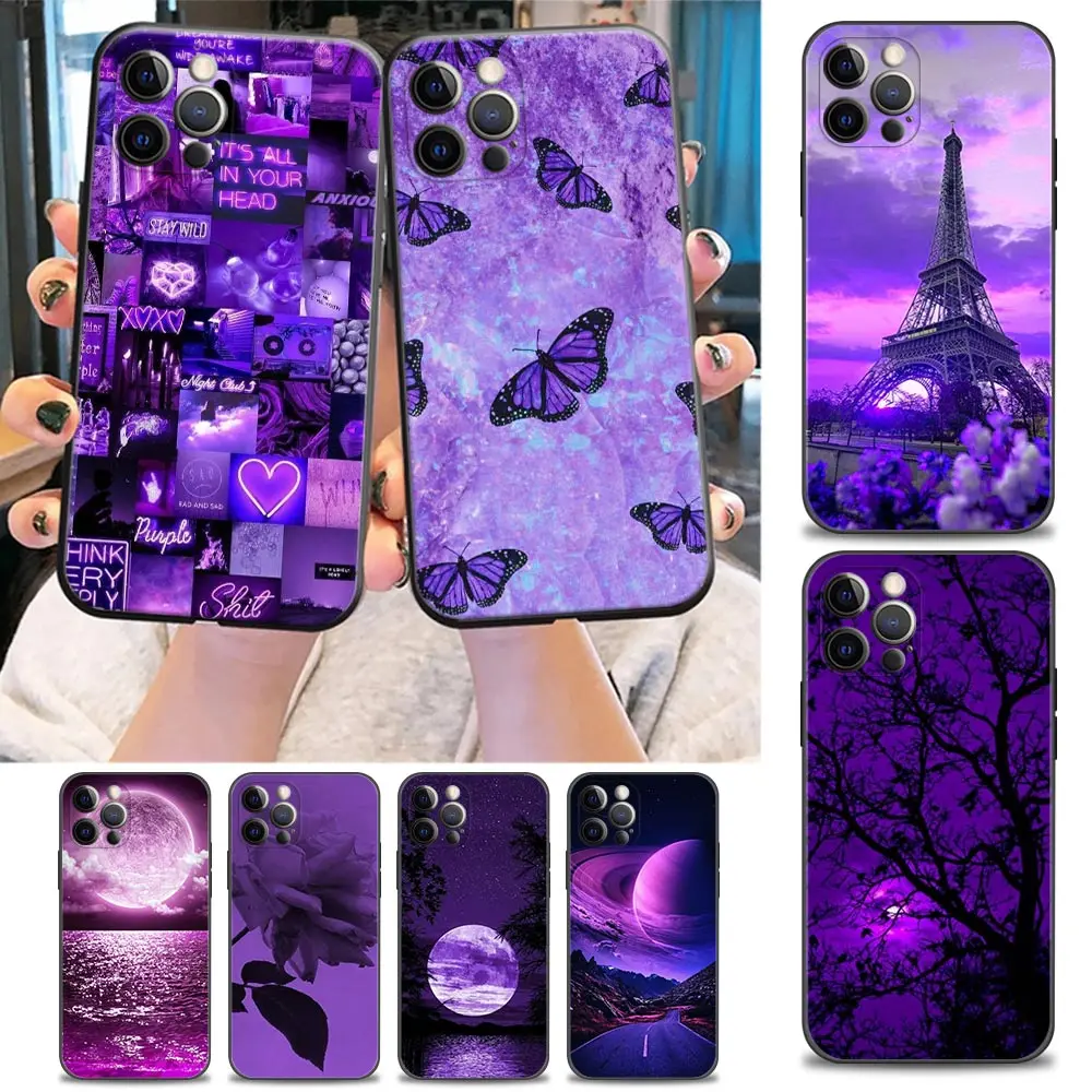 Phone Case for iPhone Apple 11 12 13 7 8 SE XR XS 14 6 6s Pro Plus Max Case Soft Silicone Cover Beautiful landscape in purple
Phone Case for iPhone Apple 11 12 13 7 8 SE XR XS 14 6 6s Pro Plus Max Case Soft Silicone Cover Beautiful landscape in purple