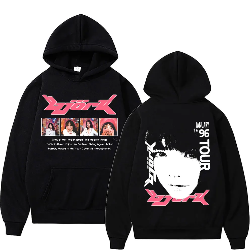Vintage Bjork Print Hoodie Black Quality Men Women Art Aesthetic Y2k Sweatshirt Music Album Oversized Hoodies Unisex Sportswear
Vintage Bjork Print Hoodie Black Quality Men Women Art Aesthetic Y2k Sweatshirt Music Album Oversized Hoodies Unisex Sportswear