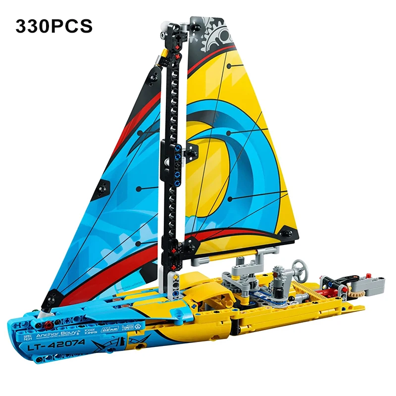 330PCS Technical Racing Yacht Building Blocks Fit 42074 Race Sailboat Assembly Bricks Toys Boy Girl Friend Birthday Gifts
330PCS Technical Racing Yacht Building Blocks Fit 42074 Race Sailboat Assembly Bricks Toys Boy Girl Friend Birthday Gifts