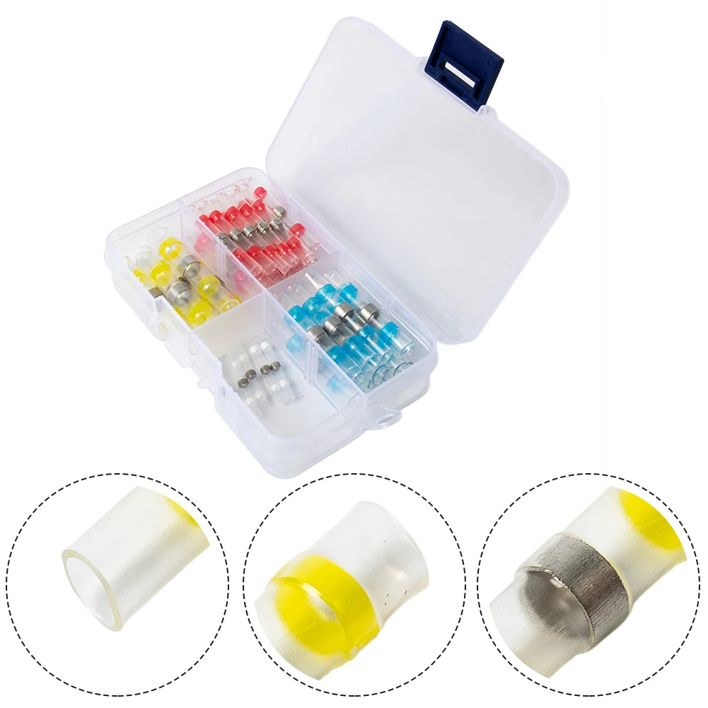 50Pcs Heat Shrinkable Tube Kit Solderstick Waterproof Solder Wire Connector Kit Original For Wire Connection Welding 2:1
50Pcs Heat Shrinkable Tube Kit Solderstick Waterproof Solder Wire Connector Kit Original For Wire Connection Welding 2:1