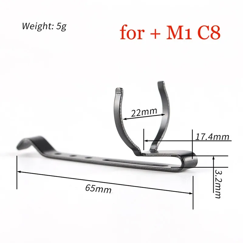 Металлический зажим для фонарика HUXUAN
Металлический зажим для фонарика HUXUAN