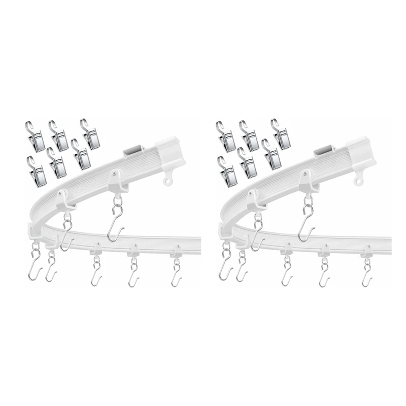 2X Flexible Bendable Ceiling Curtain Track, Ceiling Mount For Curtain Rail, Room Divider Ceiling Track 9.8FT
2X Flexible Bendable Ceiling Curtain Track, Ceiling Mount For Curtain Rail, Room Divider Ceiling Track 9.8FT