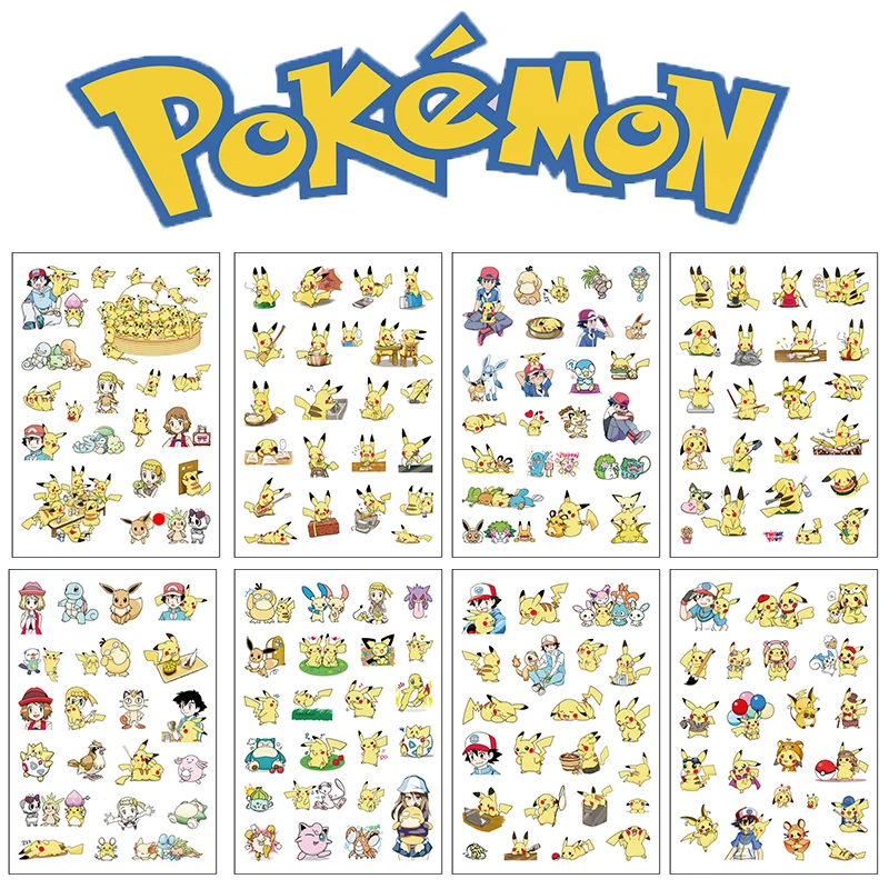 Pokemon Anime 1pcs Pikachu Kawaii Stickers Personality Cartoon Decorations Toys Children Birthday Christmas Halloween Kids Gifts
Pokemon Anime 1pcs Pikachu Kawaii Stickers Personality Cartoon Decorations Toys Children Birthday Christmas Halloween Kids Gifts