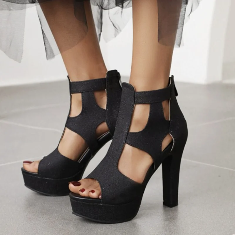Fashion Summer Shoes For Women Sandals High Heels Platform Gladiator Ankle Boots Luxury Gold Silver Party Shoe Female Large Size
Fashion Summer Shoes For Women Sandals High Heels Platform Gladiator Ankle Boots Luxury Gold Silver Party Shoe Female Large Size